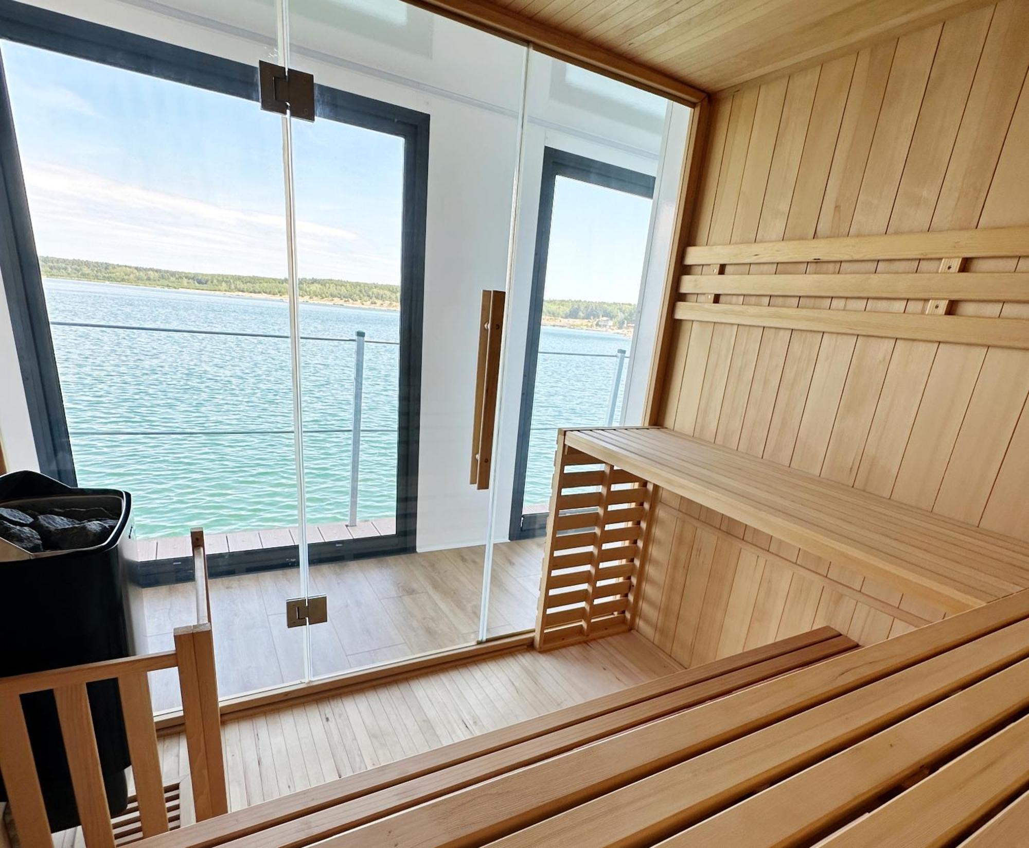 Schwimmendes Ferienhaus Silent Elsterheide Екстер'єр фото